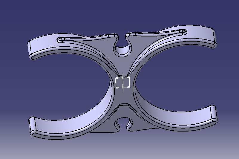 Water Filter Clip 50mm 3D print model_17