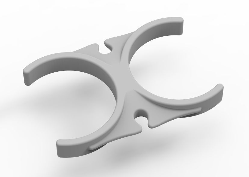 Water Filter Clip 50mm 3D print model_24