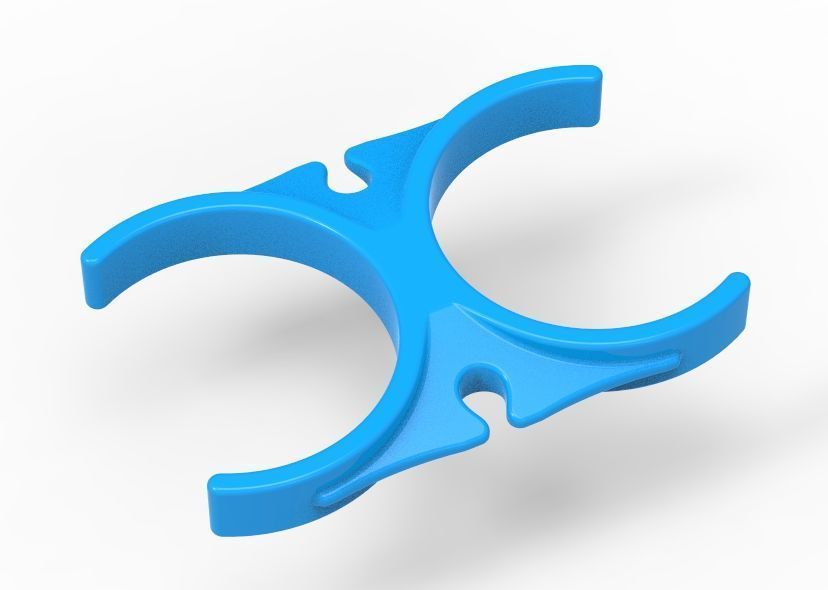 Water Filter Clip 50mm 3D print model_39