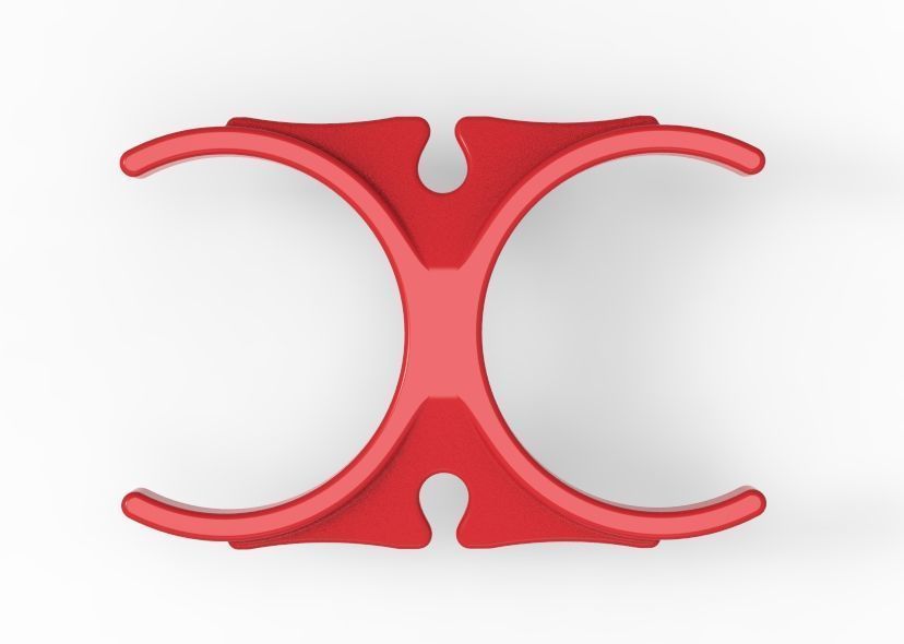 Water Filter Clip 50mm 3D print model_32