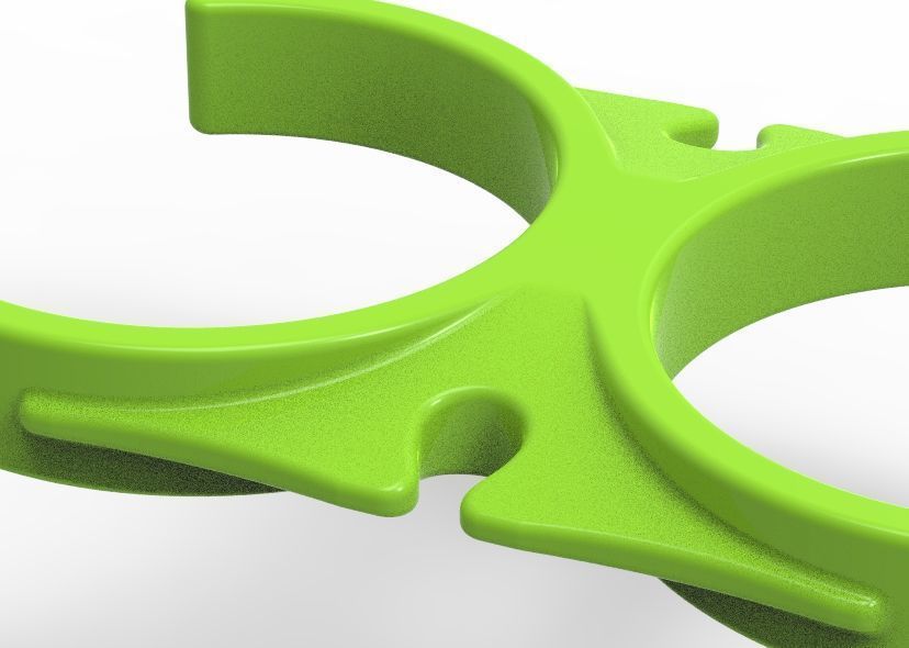 Water Filter Clip 50mm 3D print model_59