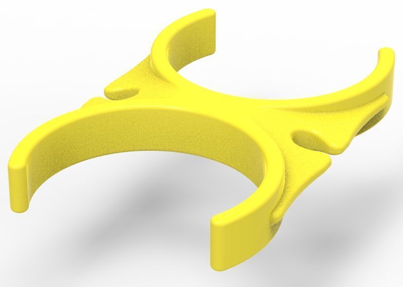 Water Filter Clip 50mm 3D print model_2