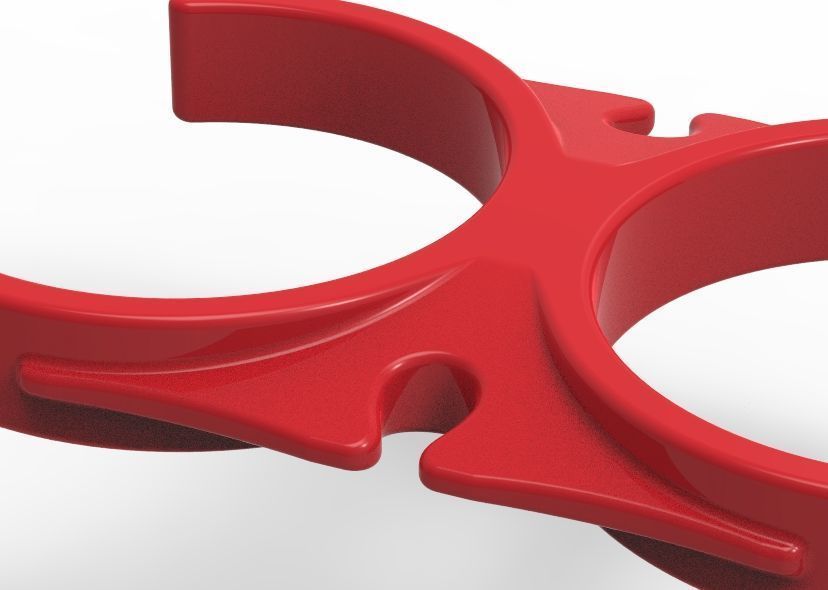 Water Filter Clip 50mm 3D print model_57