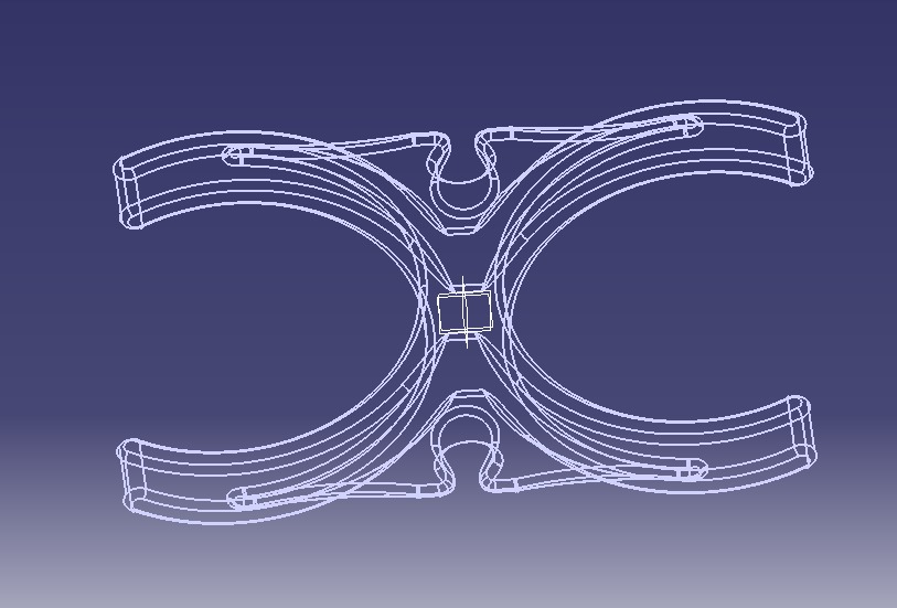 Water Filter Clip 50mm 3D print model_18