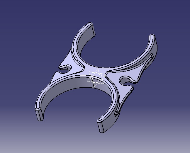 Water Filter Clip 50mm 3D print model_9