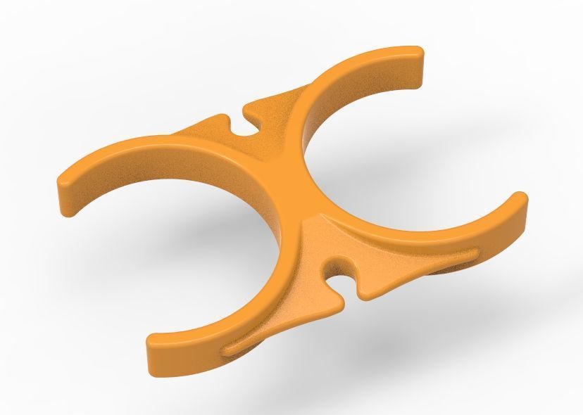 Water Filter Clip 50mm 3D print model_41