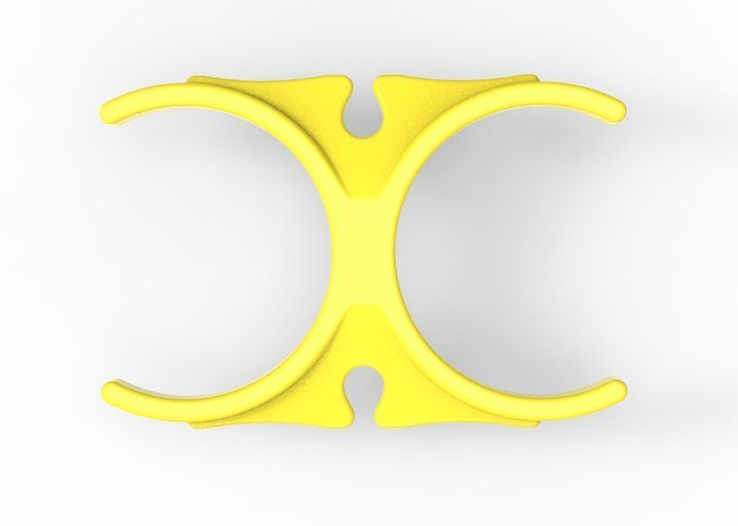 Water Filter Clip 50mm 3D print model_31