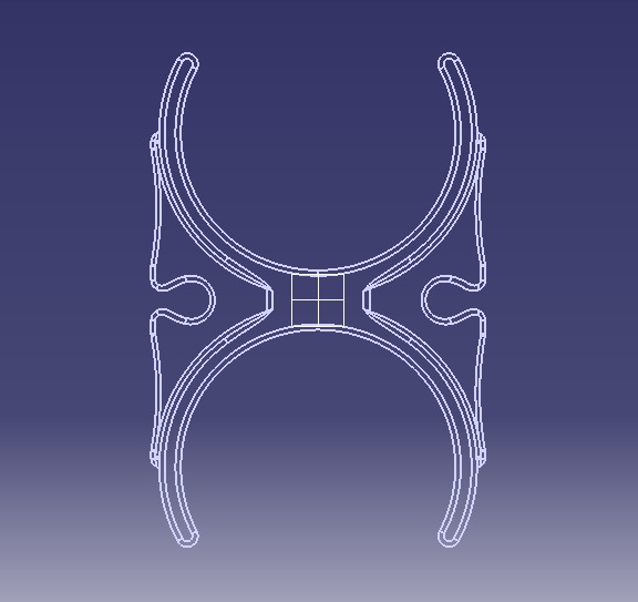 Water Filter Clip 50mm 3D print model_8