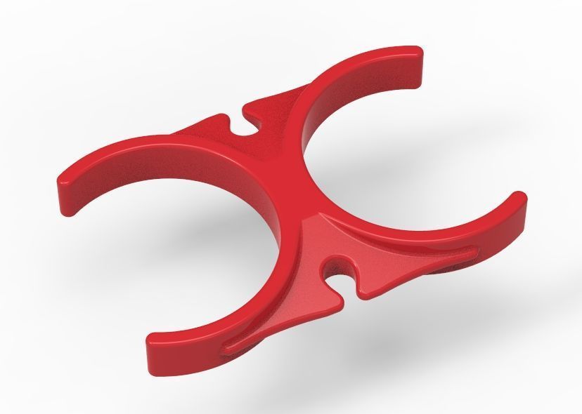 Water Filter Clip 50mm 3D print model_42