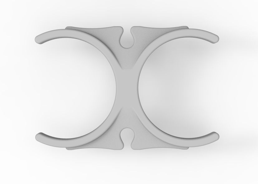 Water Filter Clip 50mm 3D print model_29