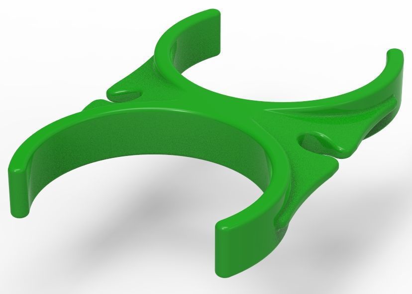 Water Filter Clip 50mm 3D print model_48
