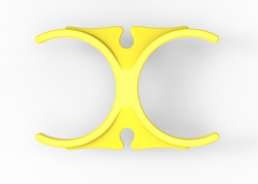 Water Filter Clip 50mm 3D print model_30