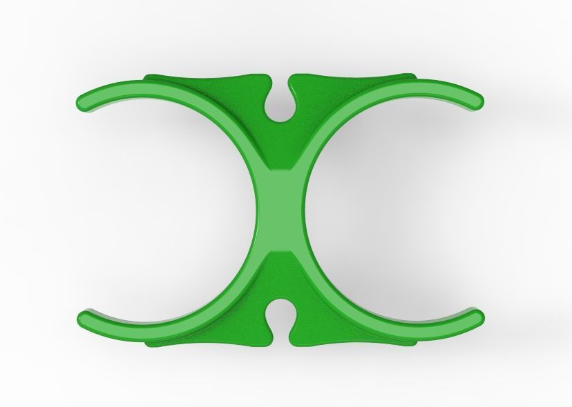 Water Filter Clip 50mm 3D print model_35