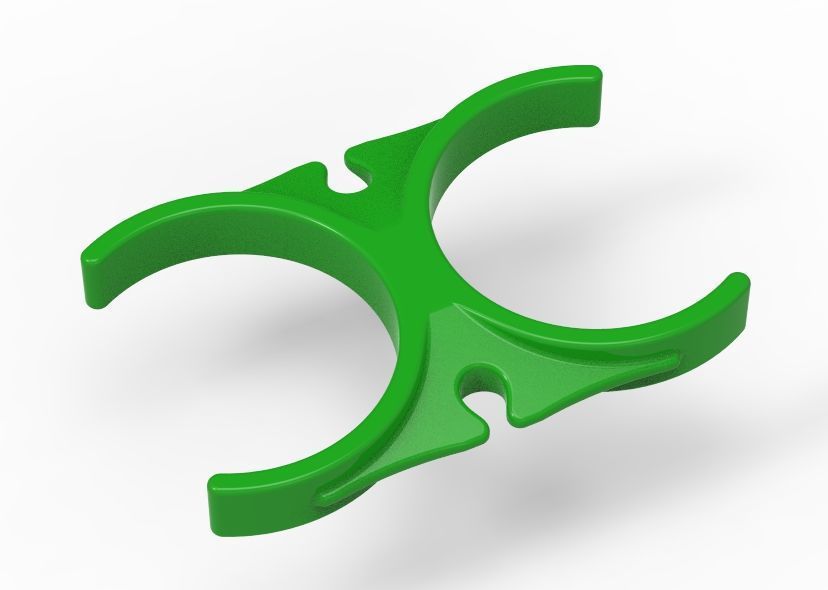 Water Filter Clip 50mm 3D print model_38