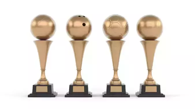 Golden Trophy Balls