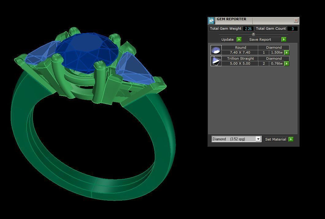 Woman Solitaire 680 3D print model_6