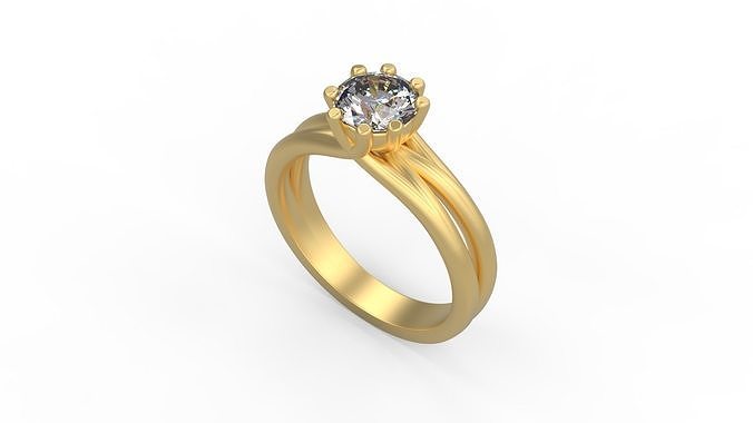 Woman Solitaire 681 3D print model
