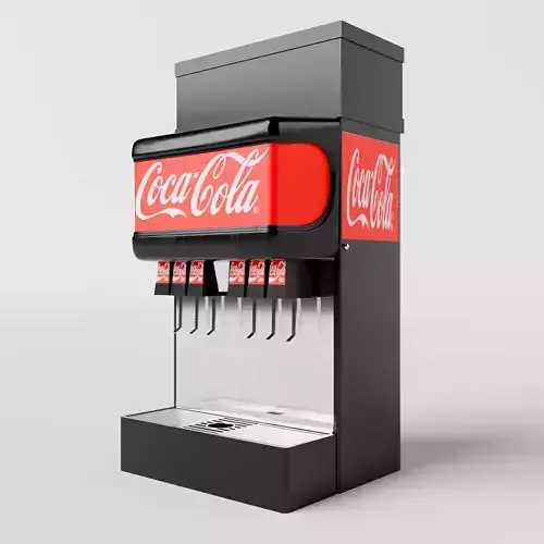 Coca Cola Soda Machine 3D model