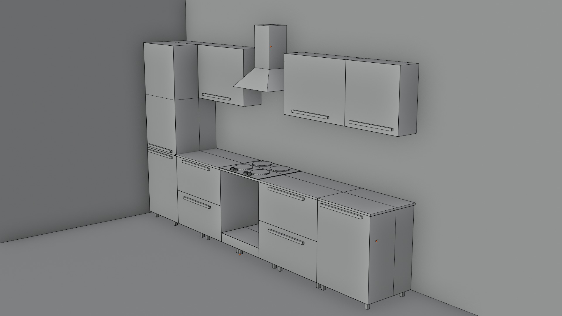 kitchen  3D model_5