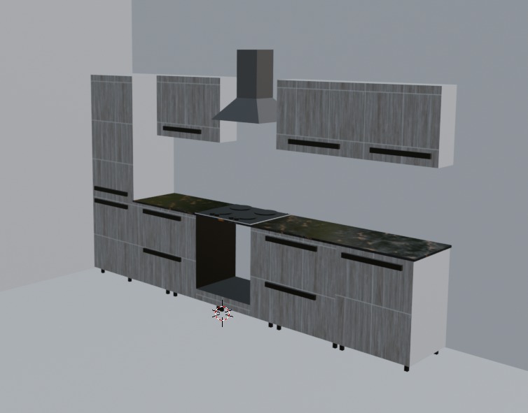 kitchen  3D model_2