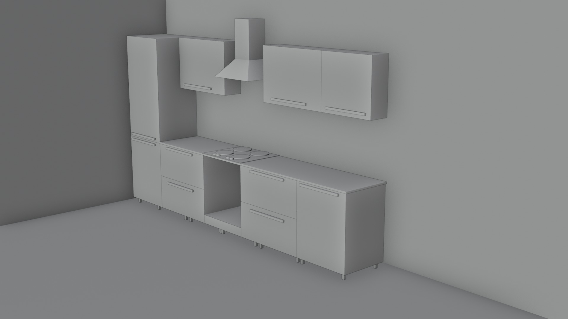 kitchen  3D model_7