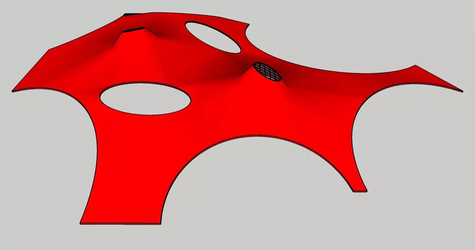 roof conicle shape 3D print model