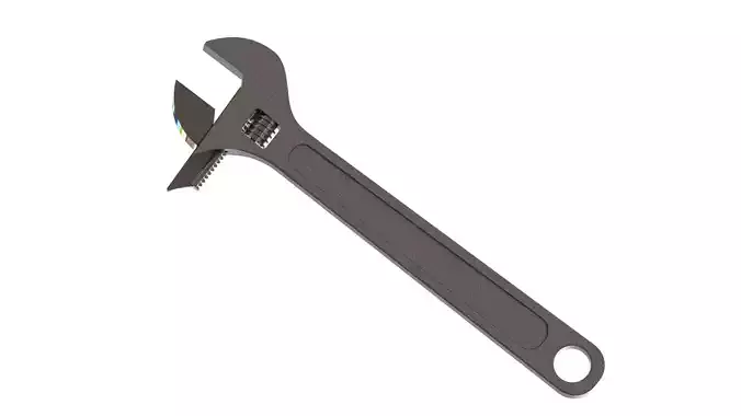 Adjustable Wrench 3D model