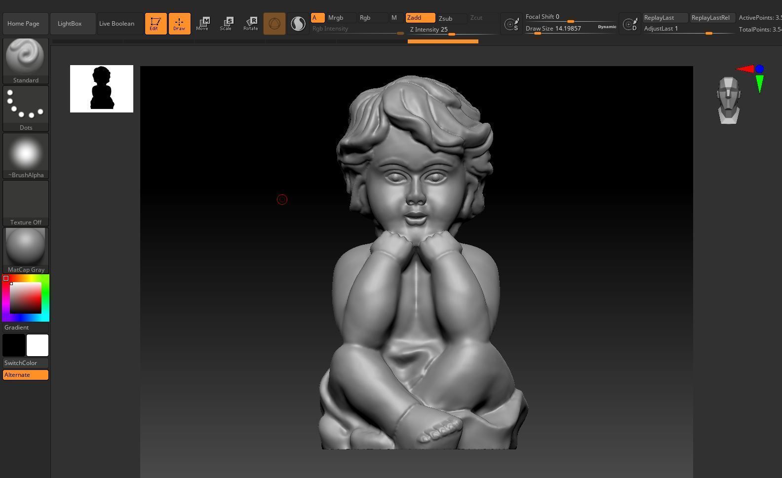 Innocent Angel For Commercial Use 3D print model_3