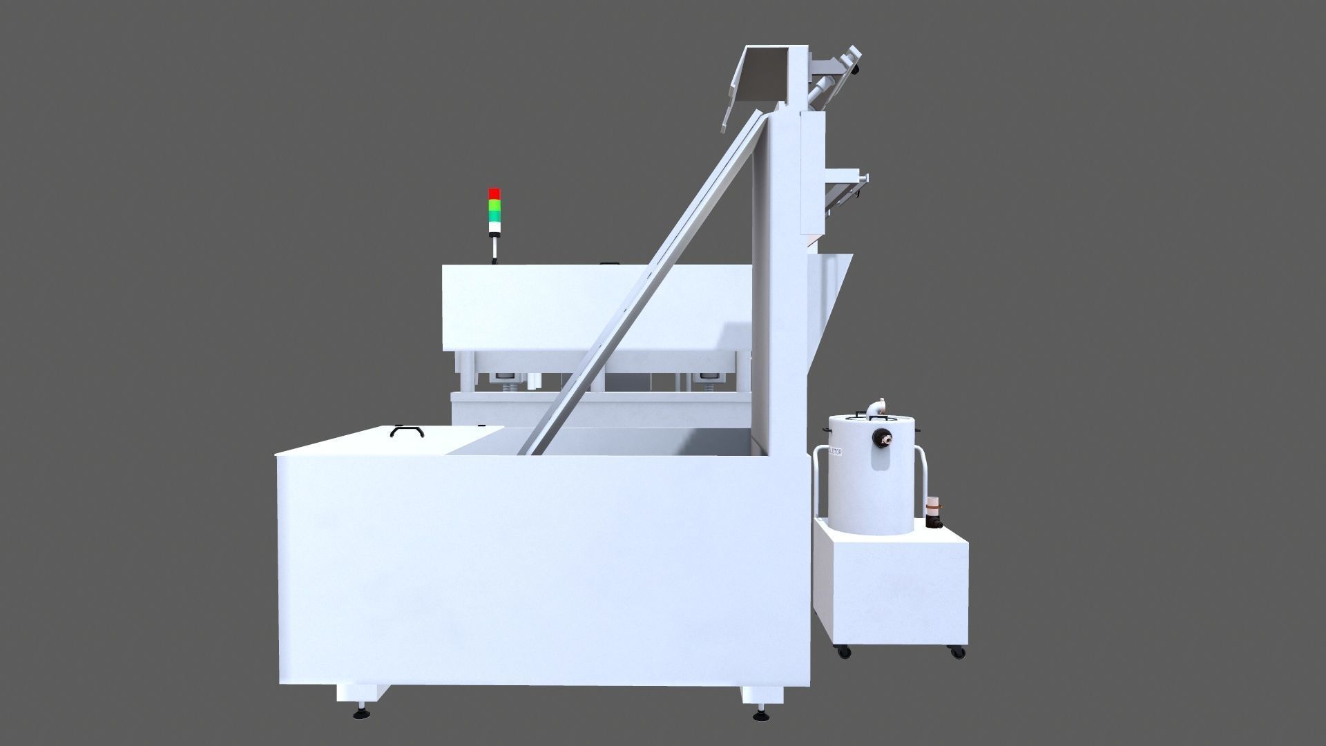 Capping Machine Low-poly 3D model_7