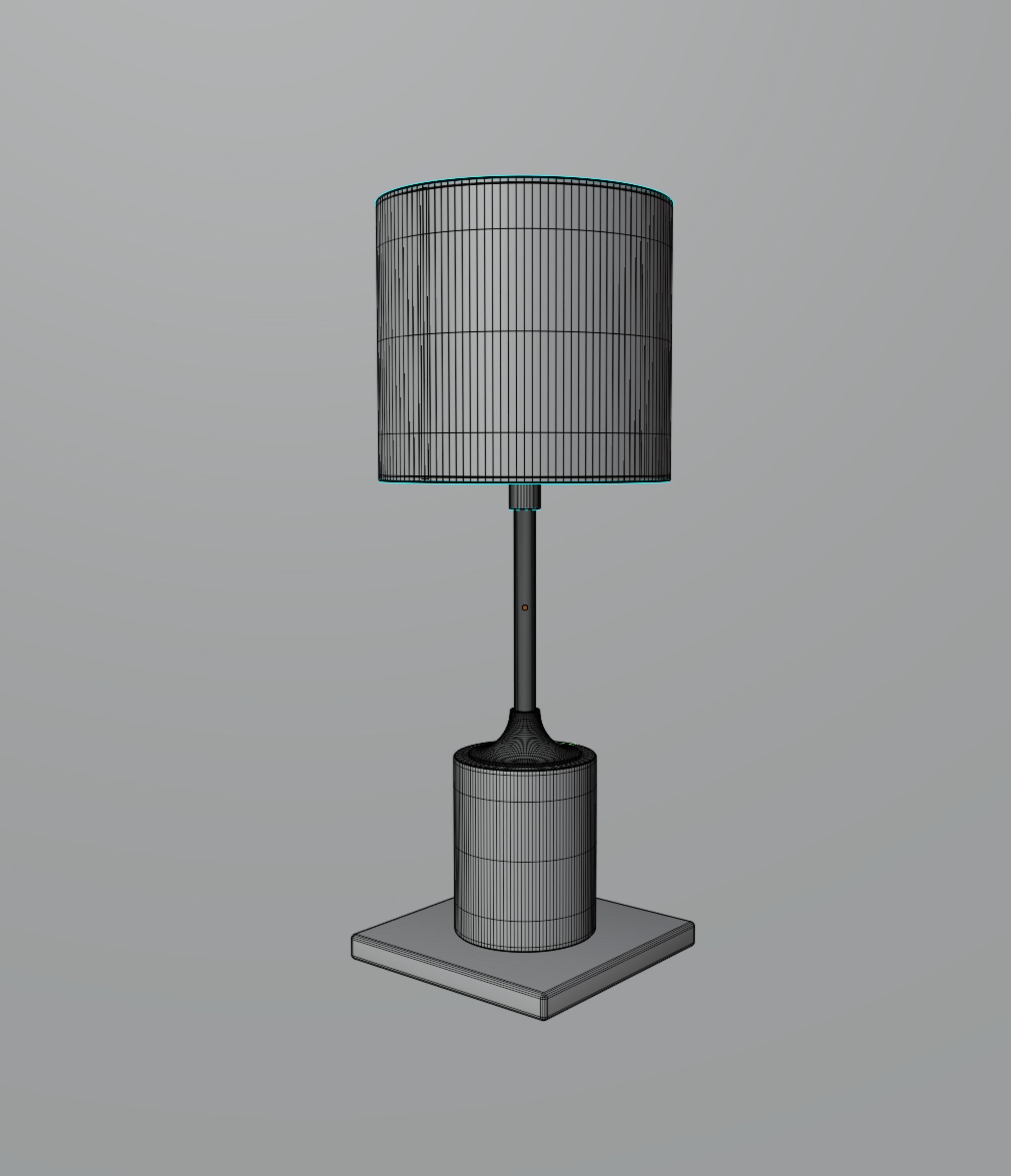 Halo - Elegante lampada moderna 3D 3D model_5
