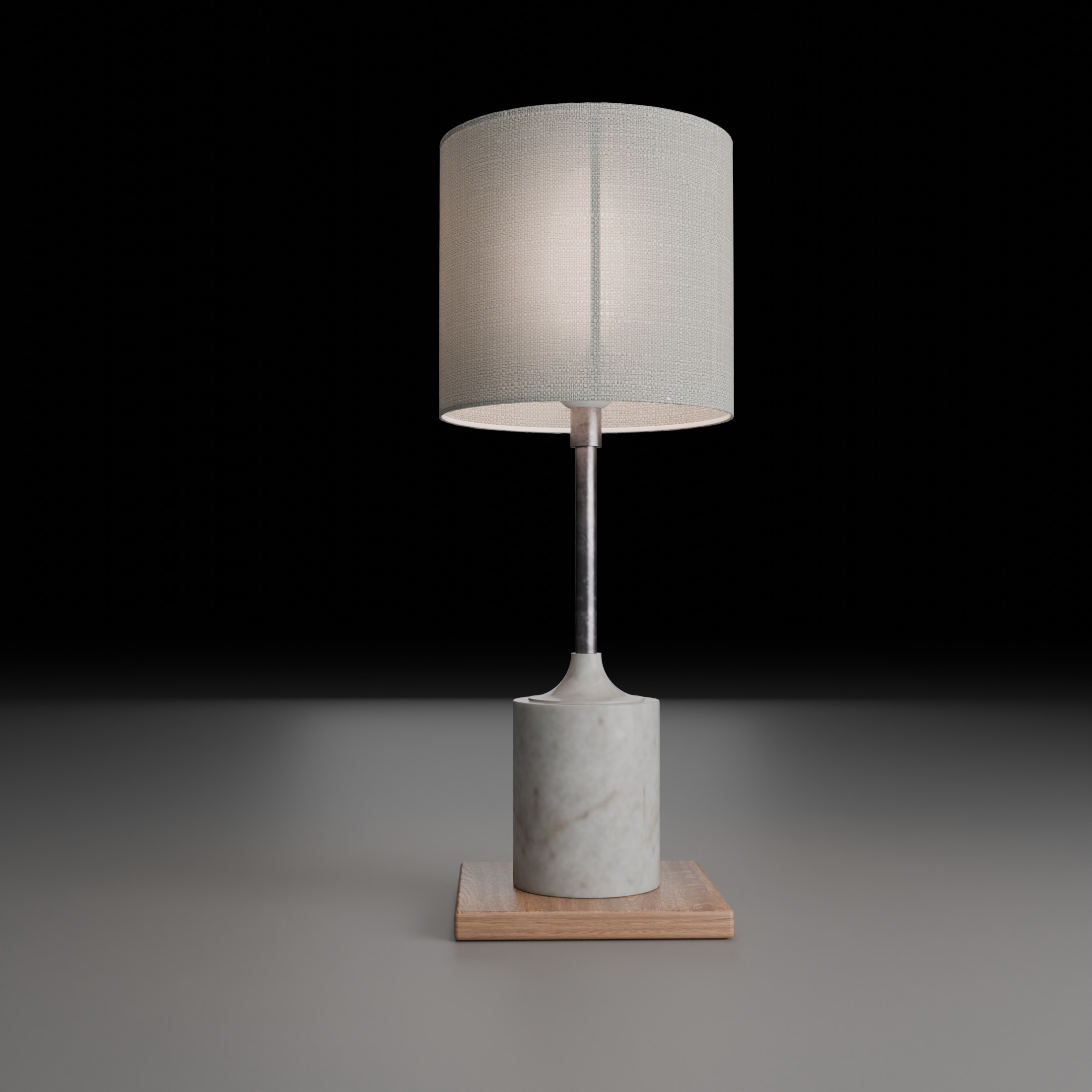Halo - Elegante lampada moderna 3D 3D model_1
