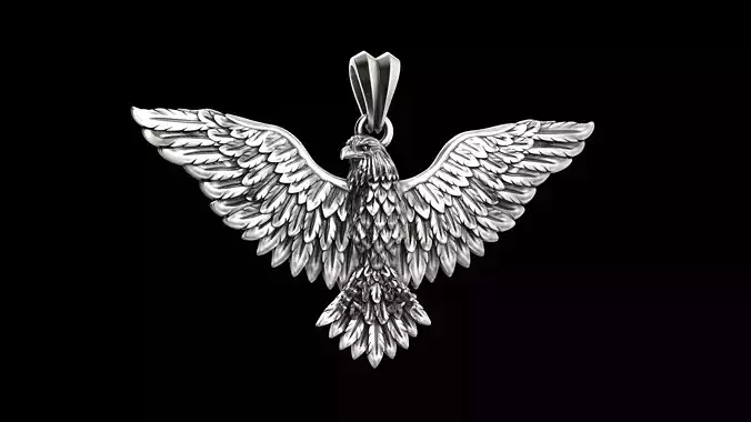 Eagle pendant 3D print model
