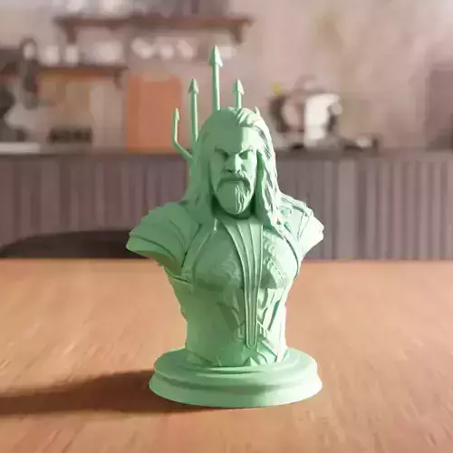 Aqua Man Figure STL File - 161