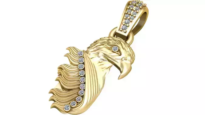 EAGLE BIRD PENDANT 3D PRINTABLE MODEL