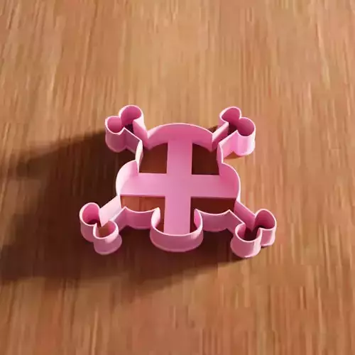 Skull Cookie Cutter STL File - 155