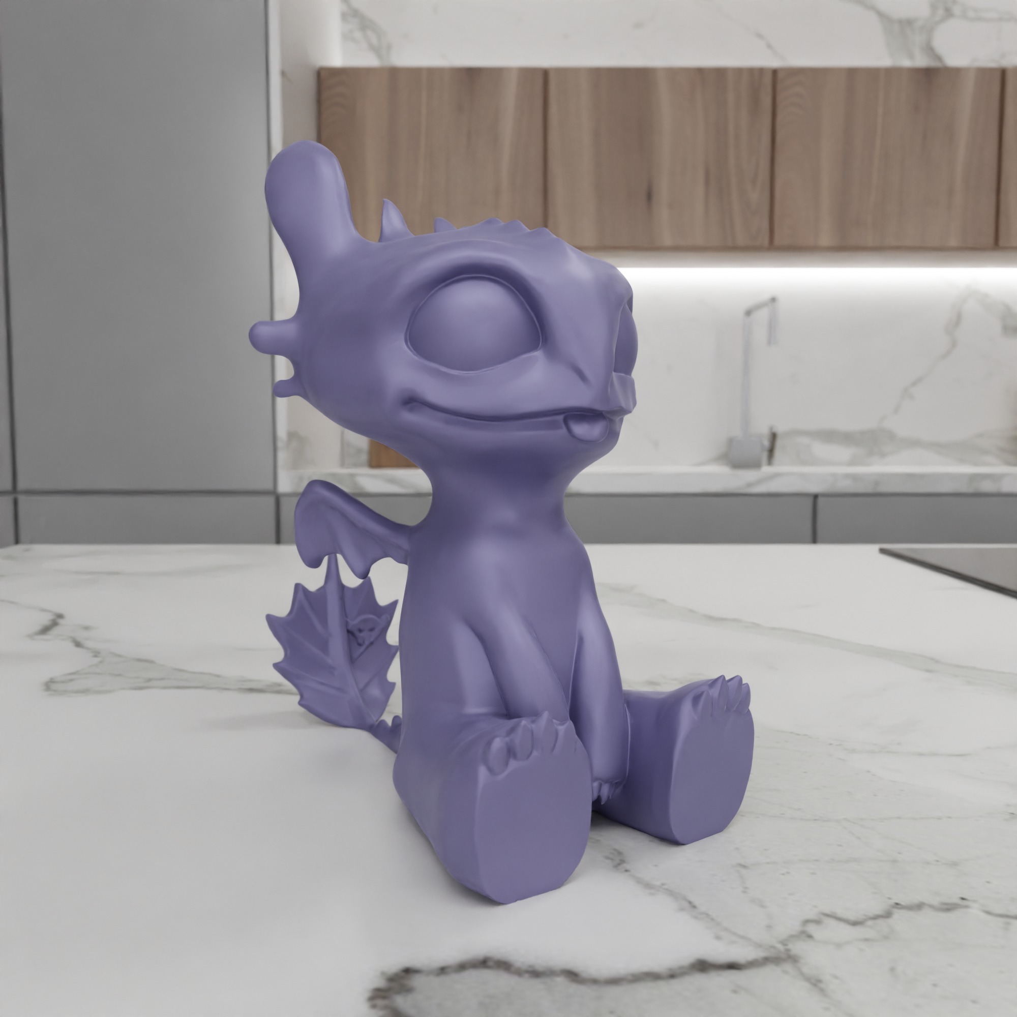 Toothless Dragon Figure STL File - 153 3D print model_11
