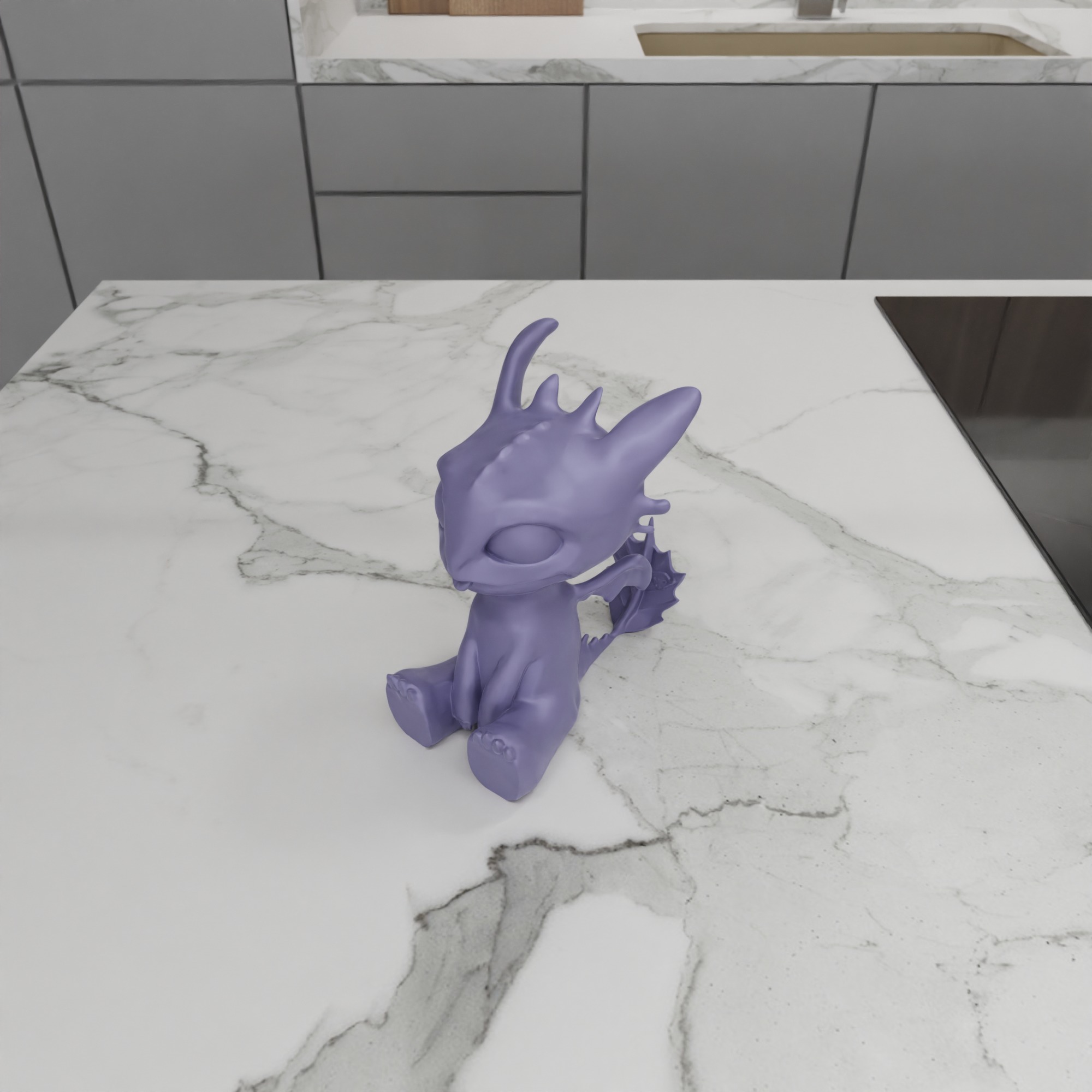 Toothless Dragon Figure STL File - 153 3D print model_12