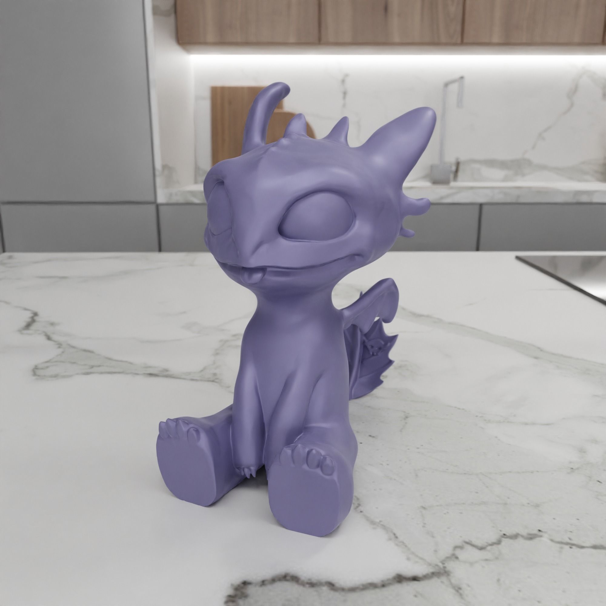 Toothless Dragon Figure STL File - 153 3D print model_8