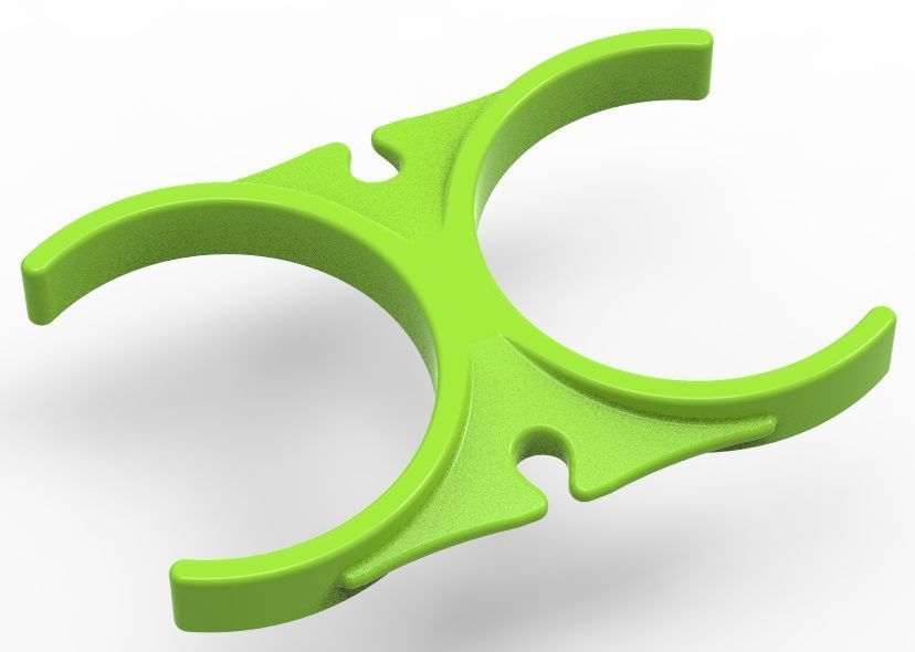 Water Filter Clip 58mm 3D print model_48