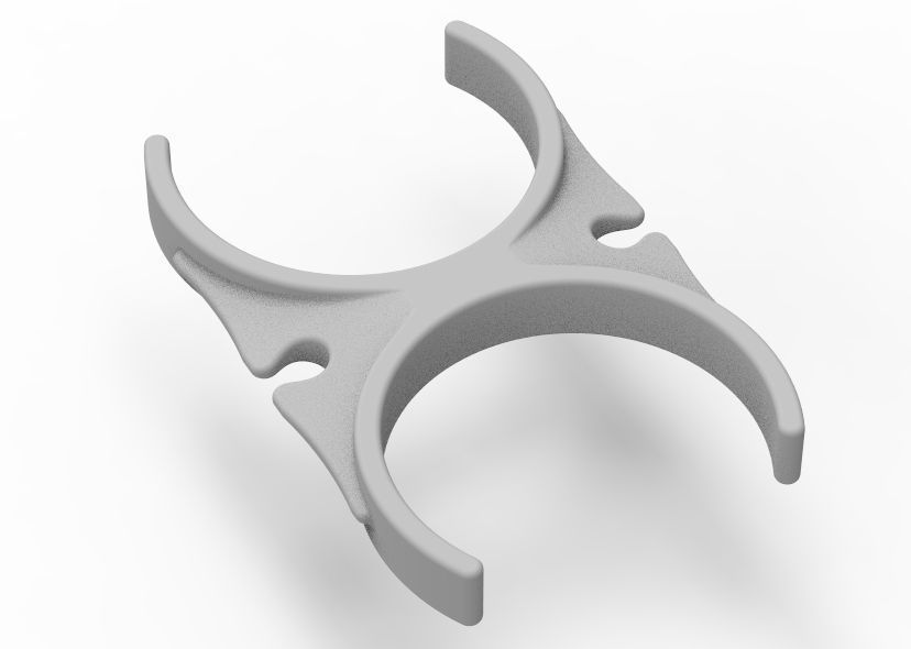 Water Filter Clip 58mm 3D print model_25
