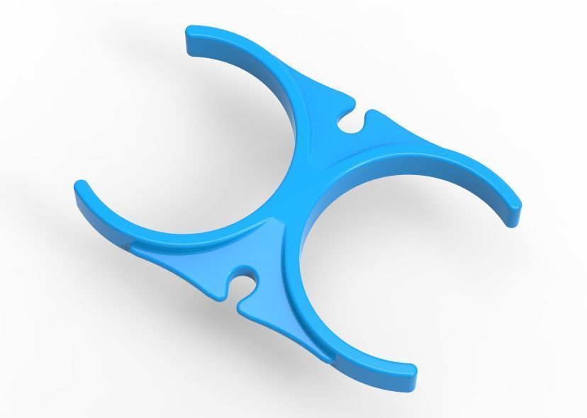 Water Filter Clip 58mm 3D print model_37
