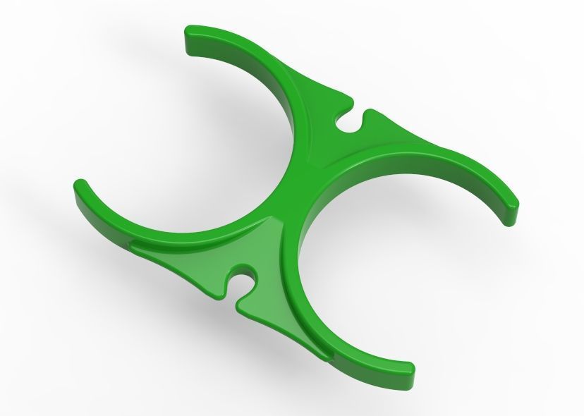 Water Filter Clip 58mm 3D print model_35
