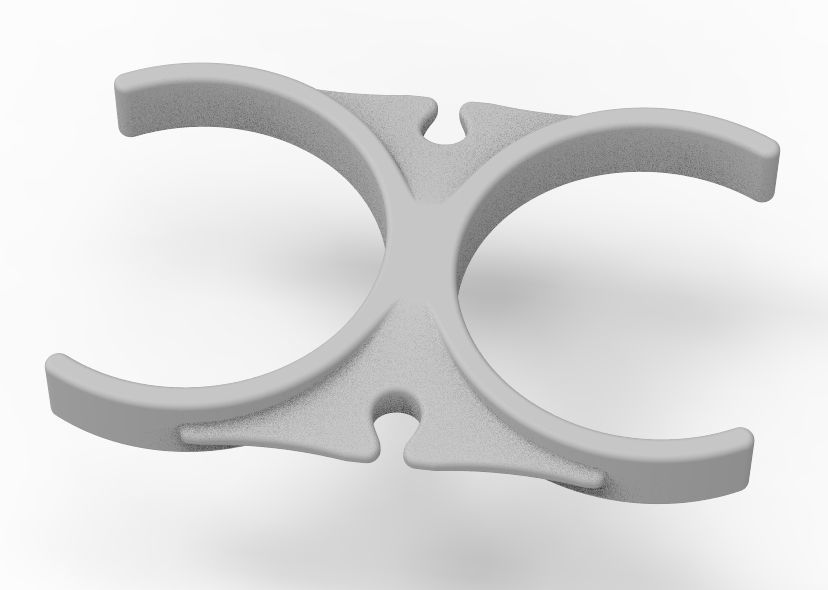 Water Filter Clip 58mm 3D print model_24