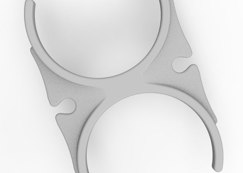 Water Filter Clip 58mm 3D print model_34