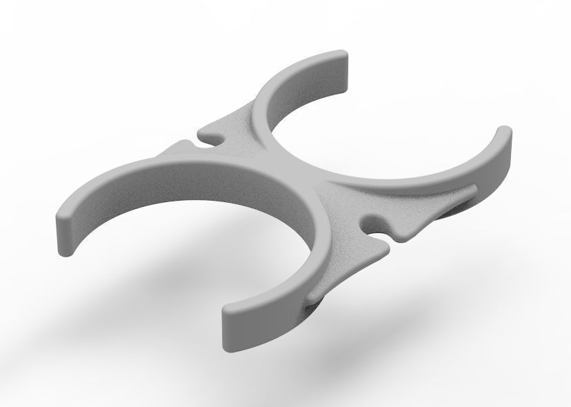 Water Filter Clip 58mm 3D print model_26