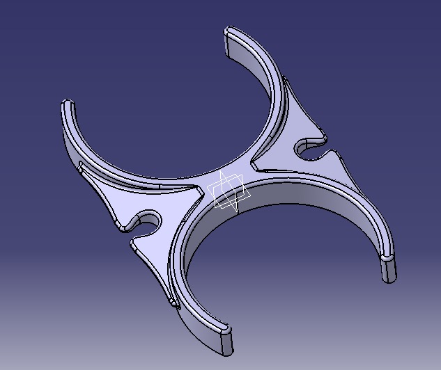 Water Filter Clip 58mm 3D print model_17