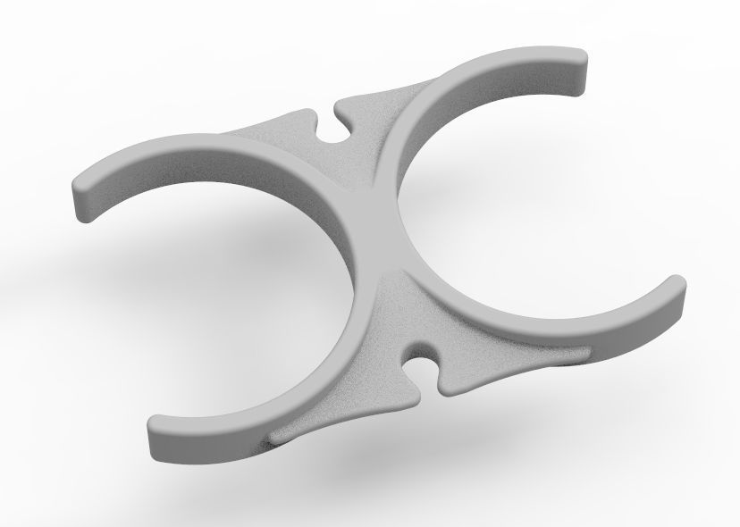 Water Filter Clip 58mm 3D print model_27