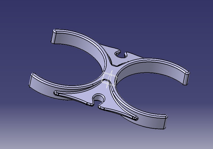 Water Filter Clip 58mm 3D print model_19