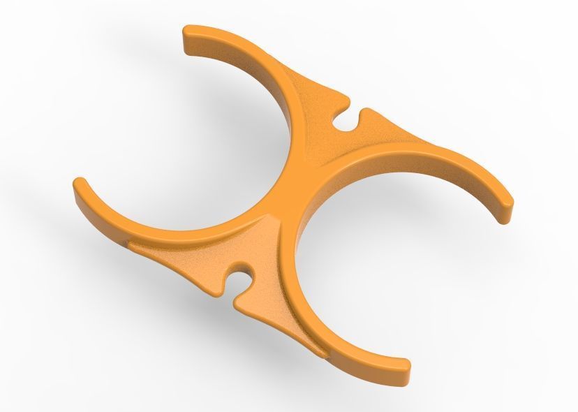 Water Filter Clip 58mm 3D print model_36