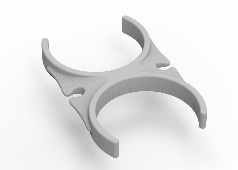 Water Filter Clip 58mm 3D print model_33